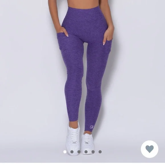 Bombshell Sportswear Purple High-Waisted Leggings - Picture 1 of 5